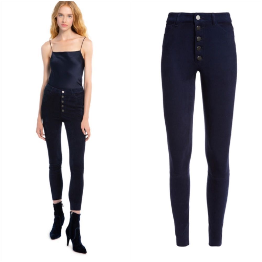MIKAH HIGH RISE SUEDE PANT - Picture 3 of 15